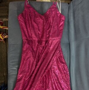 Lulu's Vibrant Pink Fabric